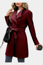 ESME | Long Coat with Buttons and Tied Waist