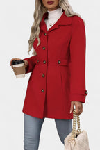JOANNA | Elegant Mid-Length Coat with Adjustable Belt