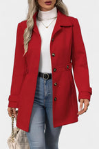 JOANNA | Elegant Mid-Length Coat with Adjustable Belt