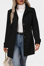 JOANNA | Elegant Mid-Length Coat with Adjustable Belt