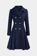 VALERIE | A-Line Double-Breasted Pea Coat