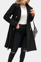 VALERIE | A-Line Double-Breasted Pea Coat