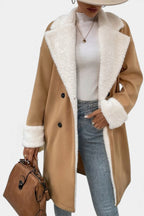 DELILAH | Mid-Length Tailored Coat with Fleece Lining