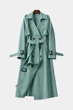 MARINA | Long Belted Double-Breasted Coat