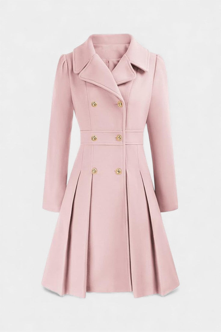 VALERIE | A-Line Double-Breasted Pea Coat