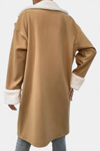 DELILAH | Mid-Length Tailored Coat with Fleece Lining