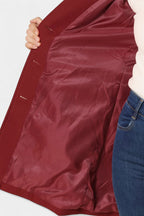 FERN | Winter Coat with Single Button and Fitted Waist