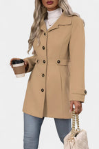JOANNA | Elegant Mid-Length Coat with Adjustable Belt