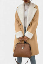 DELILAH | Mid-Length Tailored Coat with Fleece Lining