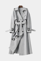 MARINA | Long Belted Double-Breasted Coat