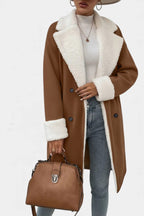 DELILAH | Mid-Length Tailored Coat with Fleece Lining