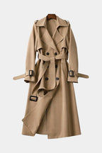 MARINA | Long Belted Double-Breasted Coat
