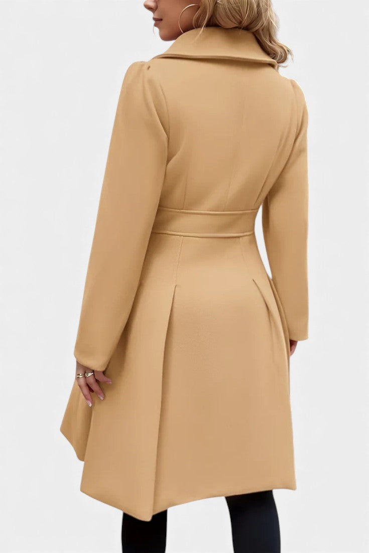 VALERIE | A-Line Double-Breasted Pea Coat