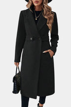 AURORA | Classic Double-Breasted Mid-Length Coat