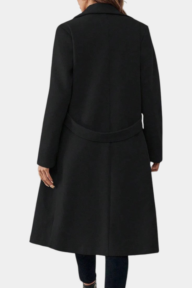 AURORA | Classic Double-Breasted Mid-Length Coat
