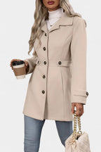 JOANNA | Elegant Mid-Length Coat with Adjustable Belt