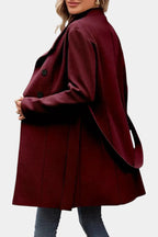 ESME | Long Coat with Buttons and Tied Waist