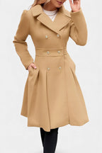 VALERIE | A-Line Double-Breasted Pea Coat