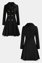 VALERIE | A-Line Double-Breasted Pea Coat