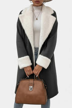 DELILAH | Mid-Length Tailored Coat with Fleece Lining