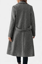 AURORA | Classic Double-Breasted Mid-Length Coat