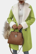 DELILAH | Mid-Length Tailored Coat with Fleece Lining
