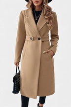 AURORA | Classic Double-Breasted Mid-Length Coat