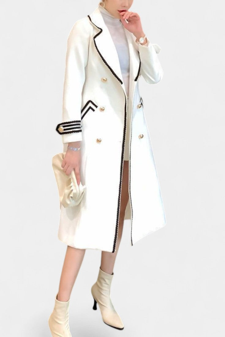 JESSICA | Elegant Long Coat in Faux Fur