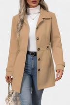 JOANNA | Elegant Mid-Length Coat with Adjustable Belt