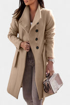 WINONA | Long Trench Coat with Straight Silhouette and Belt