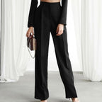 MAYA | Women's High Waisted Wide Leg Pants