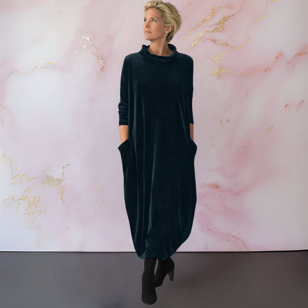 Leona Velvet Maxi Dress