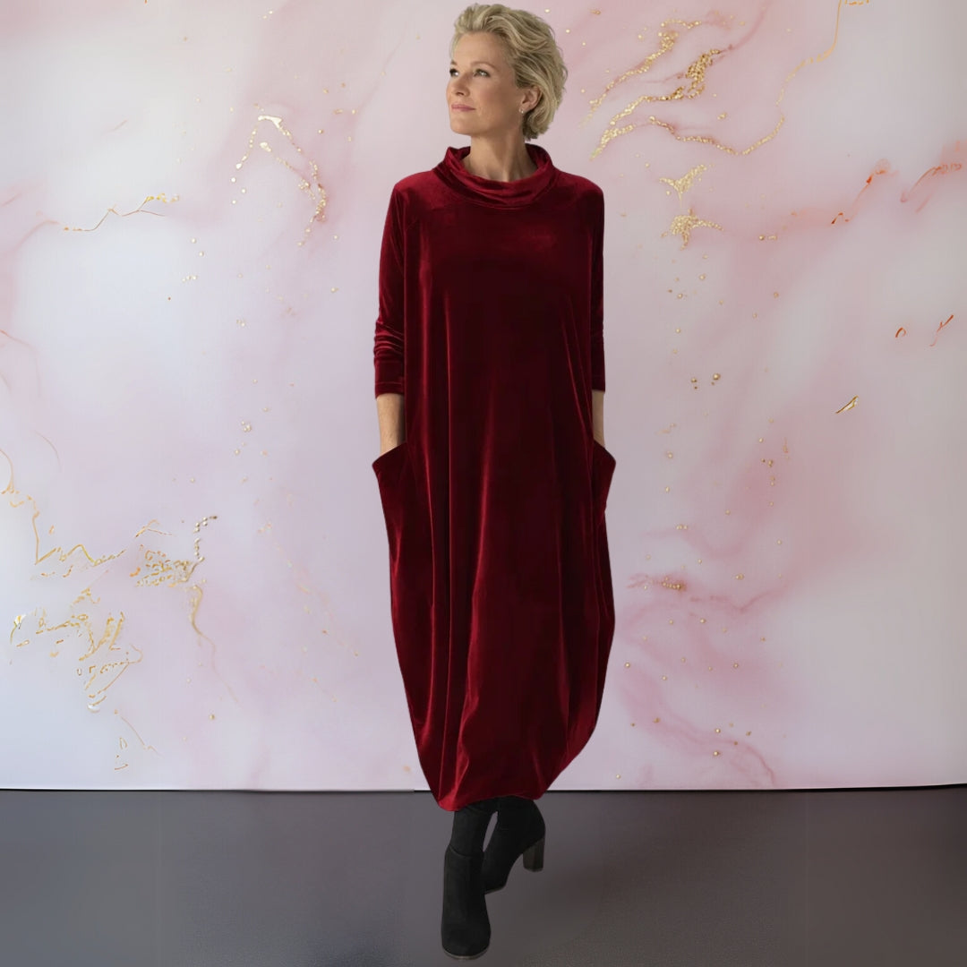 Leona Velvet Maxi Dress
