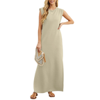 TASHA | Casual Sleeveless Maxi Dress