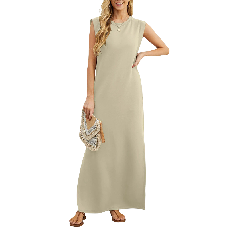 TASHA | Casual Sleeveless Maxi Dress