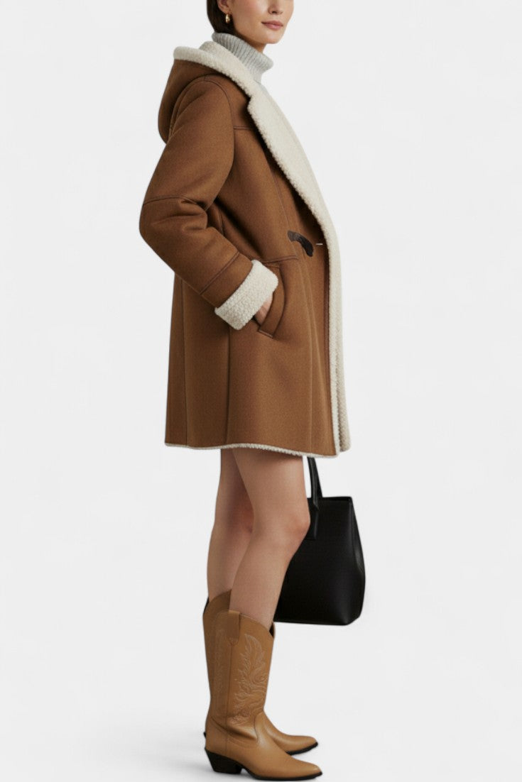 SYLVIA | Casual and Elegant Hooded Coat for Winter