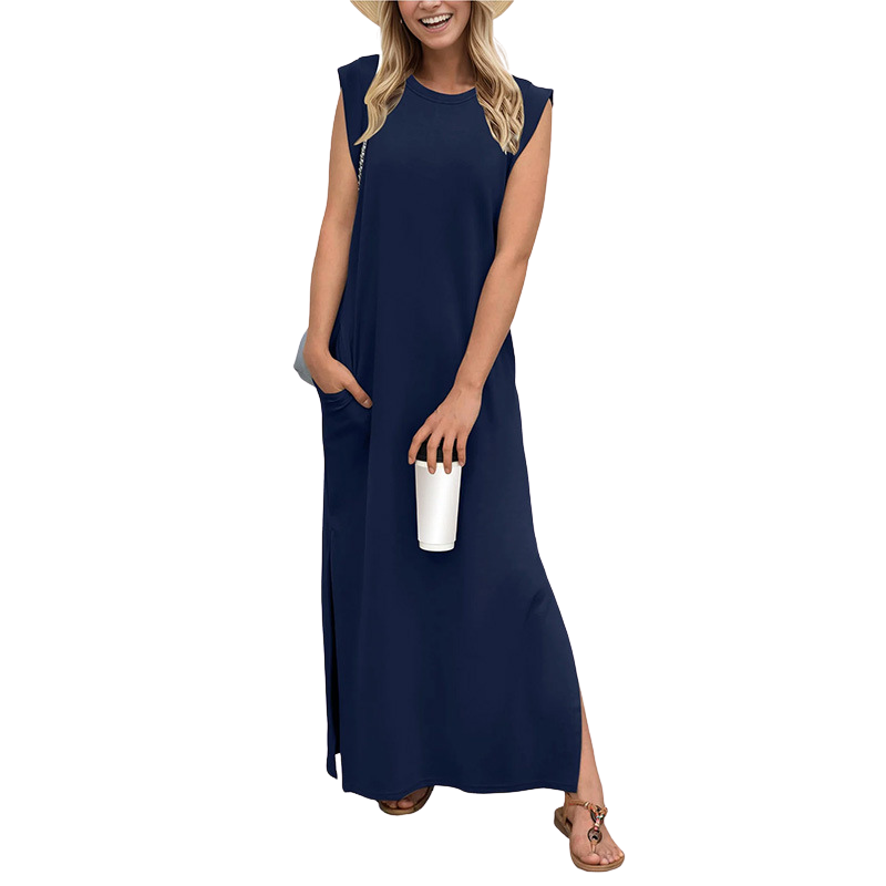TASHA | Casual Sleeveless Maxi Dress
