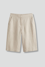 Octavia | Women's High Waisted Knee Length Shorts