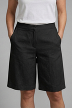 Octavia | Women's High Waisted Knee Length Shorts