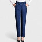 RILEY | Women's Stretch Jeans with Side Pockets and Elastic Waist