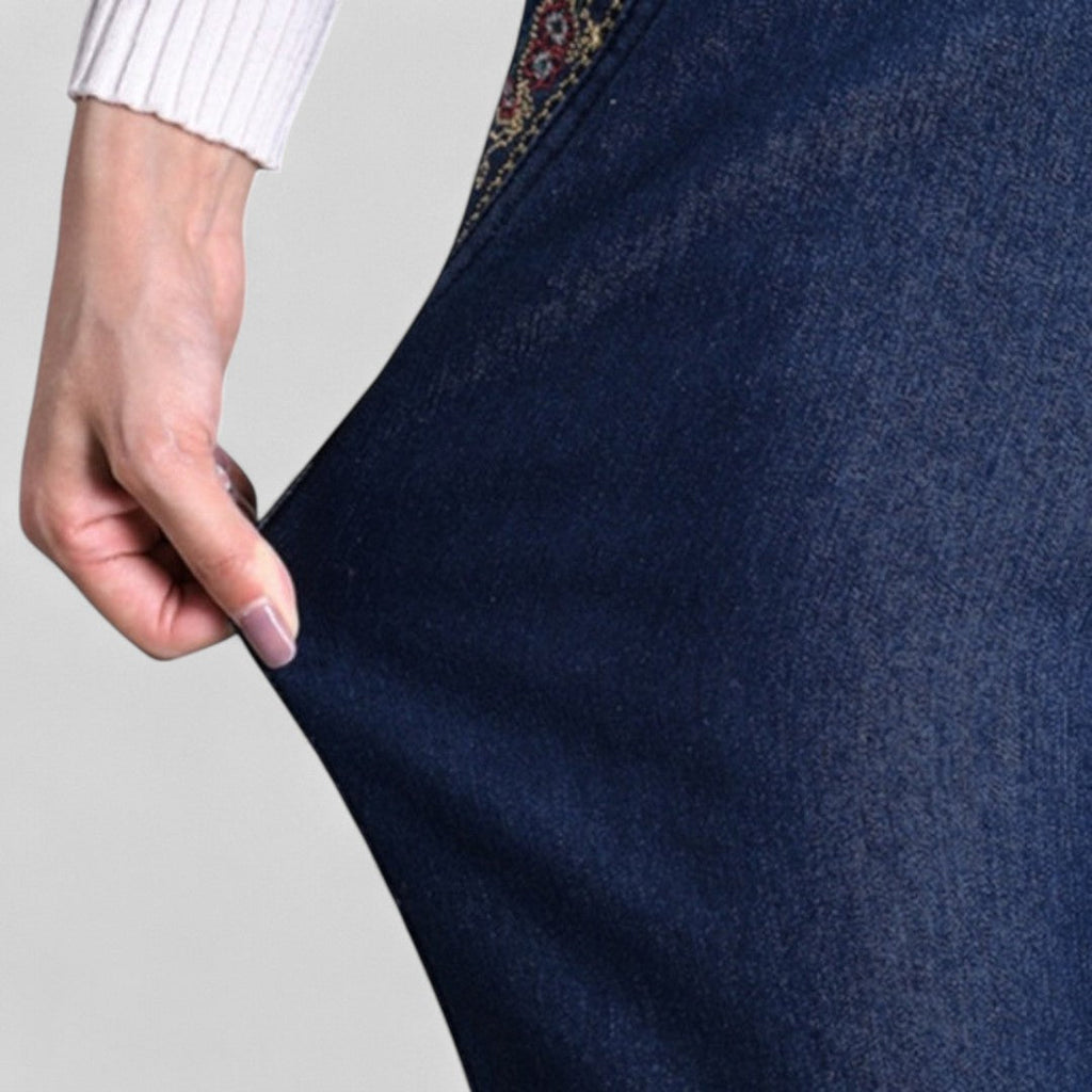 RILEY | Women's Stretch Jeans with Side Pockets and Elastic Waist