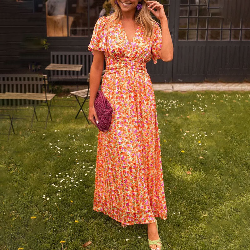 FREYJA | Classic V-Neck Dress