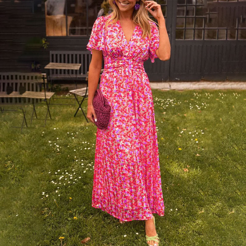 FREYJA | Classic V-Neck Dress