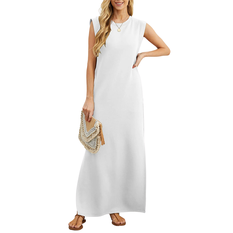 TASHA | Casual Sleeveless Maxi Dress